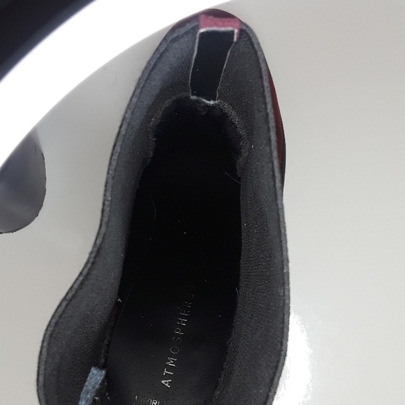 Faux Suede Block Heel Ankle Boots - Picture 4 of 6